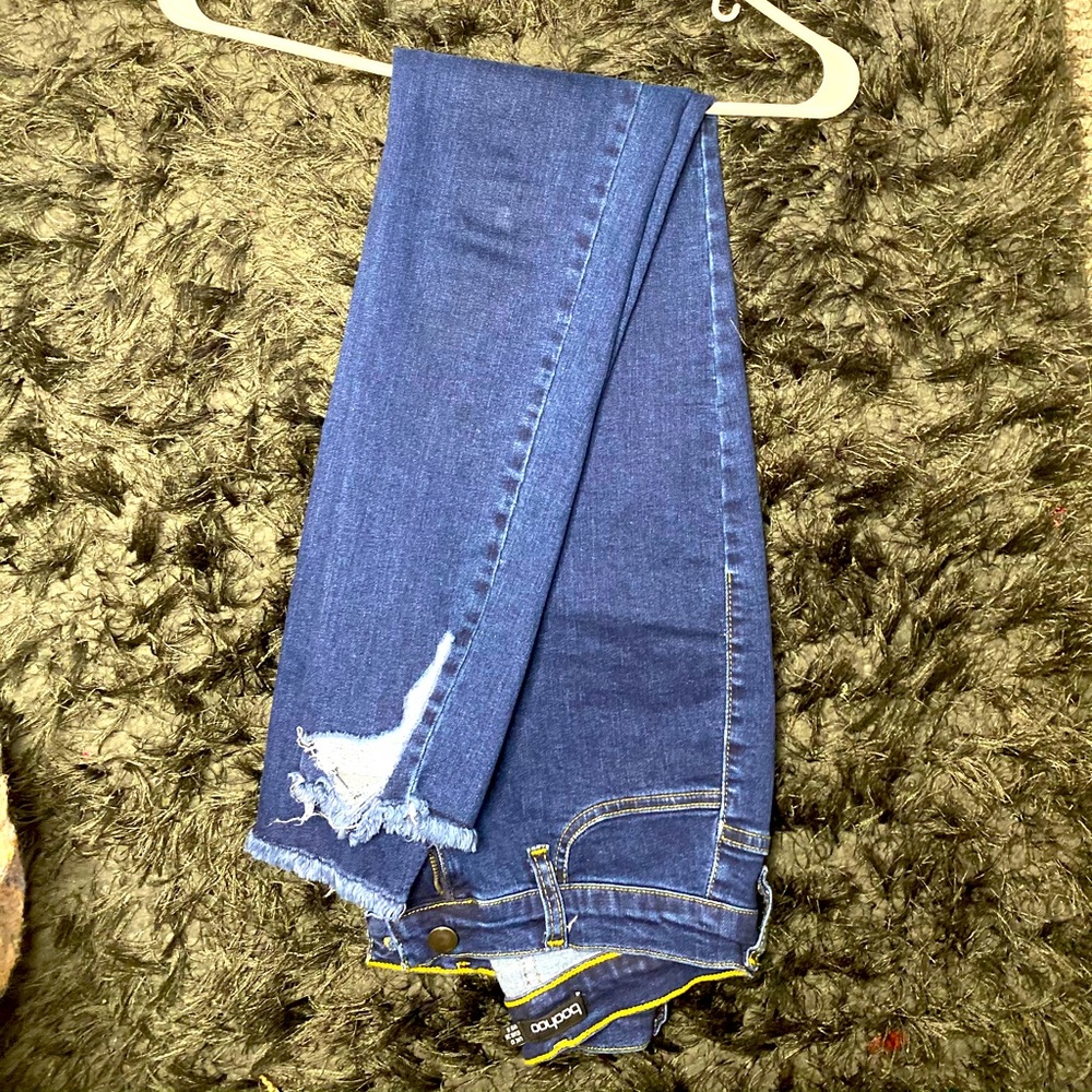 High waisted jeans